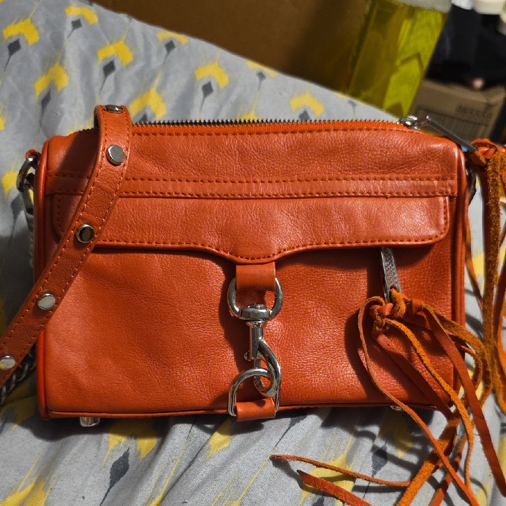 Rebecca Minkoff Vibrant Orange Crossbody Bag